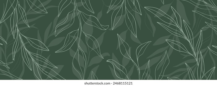 Design new template banner plant nature drawings. Plant botanical florals background.Elegante vintage frame. Vector illustration.