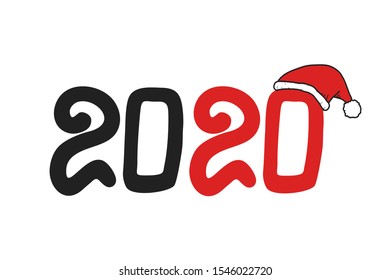 Design of new year 2020 symbol