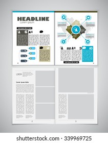 Design newspaper template