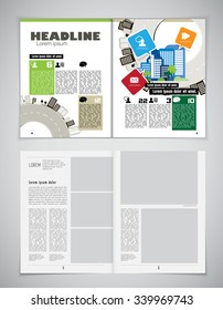 Design newspaper template