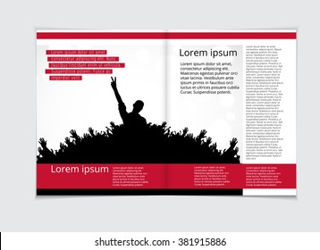 Design newspaper template