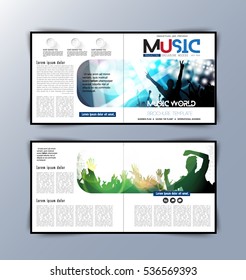 Design newspaper template, vector