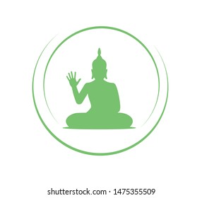 Design of nice buddha symbol