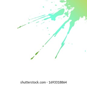 Design of nice color ink stain