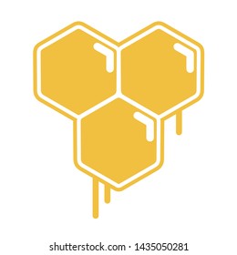 design of nice honey comb illustration