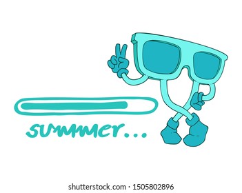 design of nice sunglasses draw