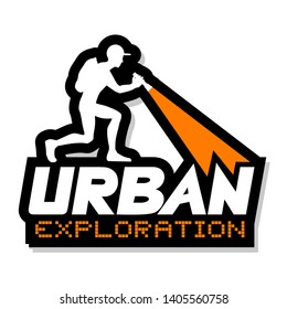 Design of nice urban exploration icon