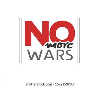 Design of no more wars message