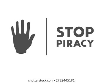 Design of no piracy message symbol