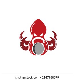design an octopus tentacle illustration for your mascot, t-shirt and identity