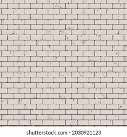 Design des alten Backsteinmauers