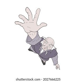 Design of old wise man