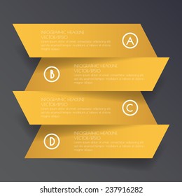 Design options template. Can be used for workflow layout, diagram, business step options, banner, web design.Vector/EPS10.