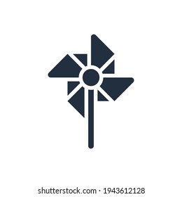 The design of the origami propelle spring glyph icon vector illustration, this vector is suitable for icons, logos, illustrations, stickers, books, covers, etc
