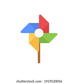 El diseño de la ilustración vectorial del resorte de hélice del origami, este vector es adecuado para iconos, logos, ilustraciones, pegatinas, libros, cubiertas, etc.