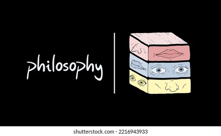 Design of original philosophy illustration