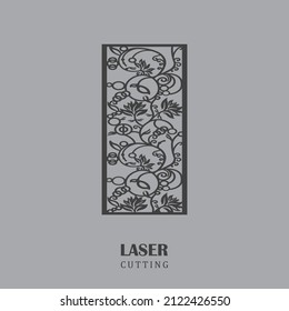 Design ornament decoration for laser cutting