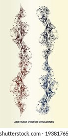 design ornaments -abstract waves-vector