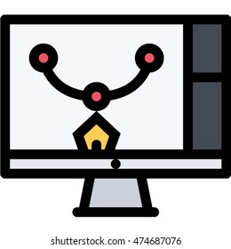 design  outline icon