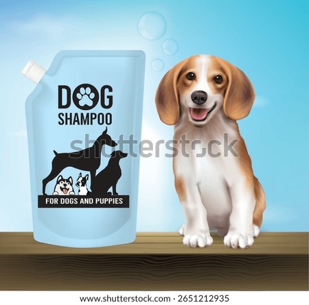 Design packaging for dog shampoo