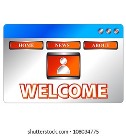 Design a page web in unique style