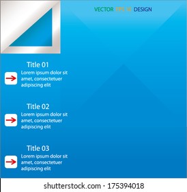 Design of paper type for banners template graphic or website
