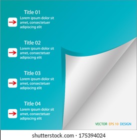 Design of paper type for banners template graphic or website
