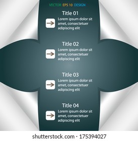 Design of paper type for banners template graphic or website