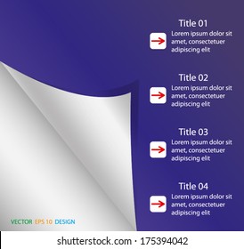 Design of paper type for banners template graphic or website