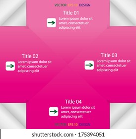 Design of paper type for banners template graphic or website