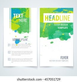 design part template for folder brochure card or advertisement on watercolor scene beneficial for any project where a platter of color makes the difference color colour texture colourful banquet abstr