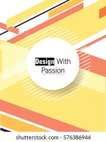 design with passion abstract graphics background