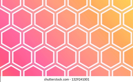 Design Pattern With Abstract Modern Ornament. Triangles Style. Gradient Background Bright Colors. For Soft Banner Template. Vector Illustration. Idea For Your Business.