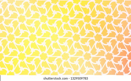 Design Pattern With Abstract Modern Ornament. Triangles Style. Gradient Background Bright Colors. For Soft Banner Template. Vector Illustration. Idea For Your Business.