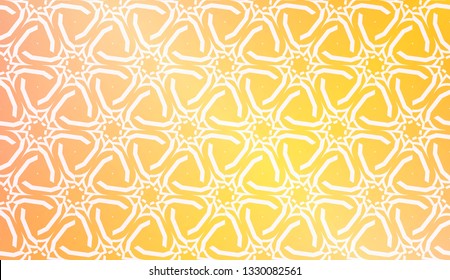 Design Pattern With Abstract Modern Ornament. Triangles Style. Gradient Background Bright Colors. For Soft Banner Template. Vector Illustration. Idea For Your Business.