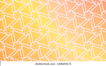 Design Pattern With Abstract Modern Ornament. Triangles Style. Gradient Background Bright Colors. For Soft Banner Template. Vector Illustration. Idea For Your Business.