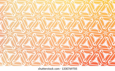 Design Pattern With Abstract Modern Ornament. Triangles Style. Gradient Background Bright Colors. For Soft Banner Template. Vector Illustration. Idea For Your Business.