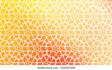 Design Pattern With Abstract Modern Ornament. Triangles Style. Gradient Background Bright Colors. For Soft Banner Template. Vector Illustration. Idea For Your Business.
