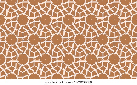 Design pattern with abstract modern ornament. Triangles style. Vector Seamless illustration
