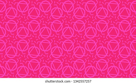 Design pattern with abstract modern ornament. Triangles style. Vector Seamless illustration