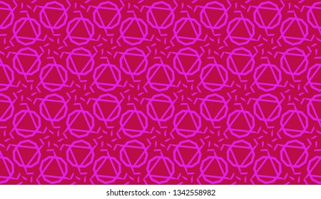 Design pattern with abstract modern ornament. Triangles style. Vector Seamless illustration