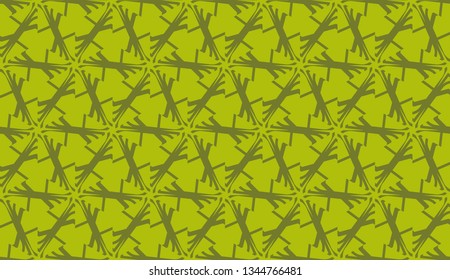Design pattern with abstract modern ornament. Triangles style. Vector Seamless illustration