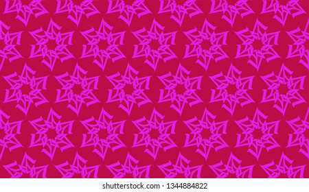 Design pattern with abstract modern ornament. Triangles style. Vector Seamless illustration