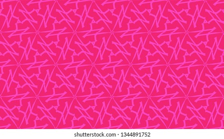 Design pattern with abstract modern ornament. Triangles style. Vector Seamless illustration