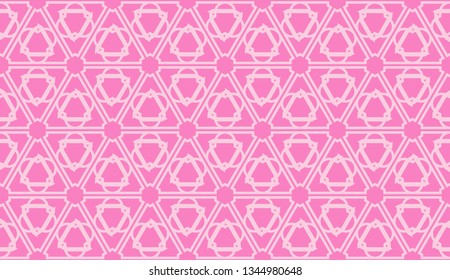 Design pattern with abstract modern ornament. Triangles style. Vector Seamless illustration