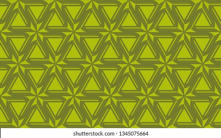 Design pattern with abstract modern ornament. Triangles style. Vector Seamless illustration