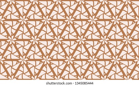 Design pattern with abstract modern ornament. Triangles style. Vector Seamless illustration