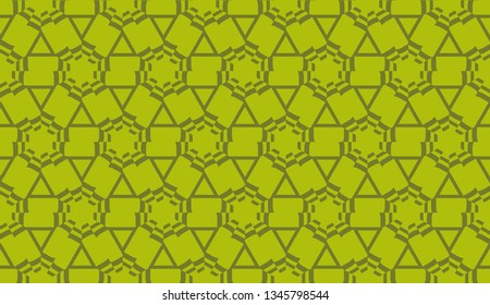 Design pattern with abstract modern ornament. Triangles style. Vector Seamless illustration