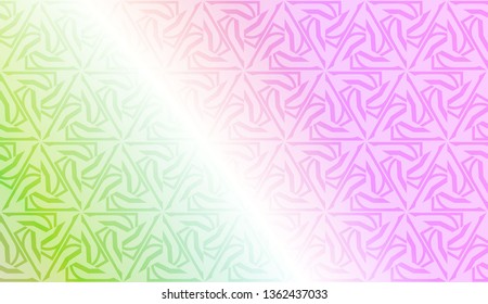 Design pattern with abstract modern ornament. Triangles style. Vector illustration. Gradient color.