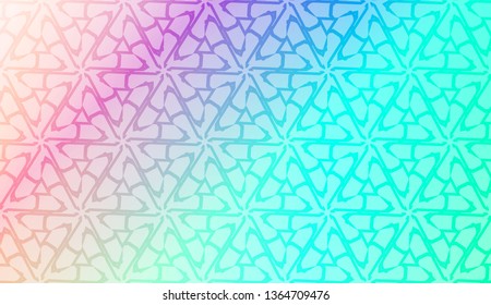 Design pattern with abstract modern ornament. Triangles style. Vector illustration. Gradient color.